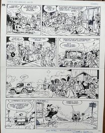 Jean-Pol - LA B.A. DES GORILLES - Planche originale