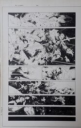 Jim Cheung - The Avengers  ( IRON MAN ) - Planche originale