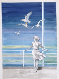 Hermann - 2002 - Manhattan Beach 1957 - Couverture originale