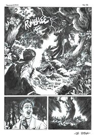 Francesco De Stena - De Stena, Frankenstein di Mary Shelley, planche n°56, 2015. - Planche originale