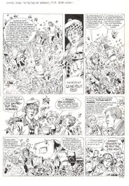 Eddy Paape - Johnny Congo  la flèches des ténébres  planche 12 - Planche originale