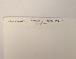 Annotations au verso Annotations au verso