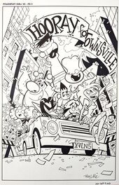 Troy Little - The Powerpuff Girls #3 Splash ft Medusa, The Gangreen Gang, Princess Morbucks - Comic Strip