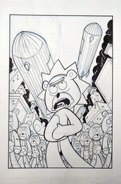 Jarrett Williams - Rick and Morty Worlds Apart #2 - Variant Cover Oni Press - Couverture originale