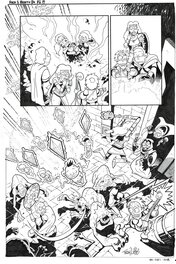 Troy Little - Rick and Morty vs Dungeons & Dragons - Troy Little - IDW - Planche originale