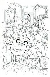 Braden Lamb - Adventure Time #61 - Cover by Braden Lamb and Shelli Paroline - Boom! - Original Cover