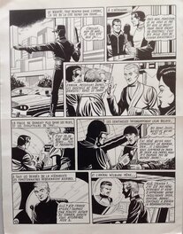 Comic Strip - Giordan Planche Originale 13 de Meteor 90 La Terre est Folle - Bd Artima 1960
