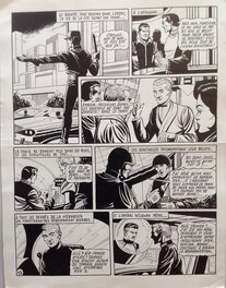 Raoul Giordan - Giordan Planche Originale 13 de Meteor 90 La Terre est Folle - Bd Artima 1960 - Planche originale