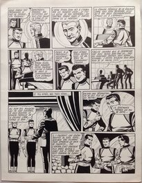 Raoul Giordan - Giordan Planche Originale 15 ( de Fin ) de Meteor 90 La Terre est Folle - Bd Artima 1960 - Comic Strip