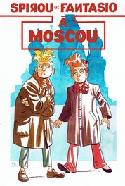Pedro Colombo - Spirou A MOSCU - Original Cover