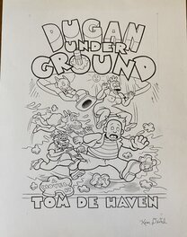 Kim Deitch - Kim Deitch - Cover Dugan Under Ground - Couverture originale