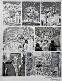 Julien Solé - Monsieur Léon – Planche Originale n° 16 – Julien Solé - Planche originale