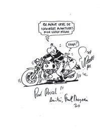 Frank Margerin - Margerin : Lucien Tintin - Dédicace