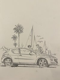 William Vance - Xiii - William Vance - Crayon sur papier - Original Illustration