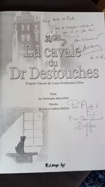 Dédicace de Brizzi dans la cavale du Dr Destouches