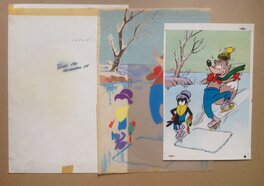 Le Verso de la Couverture originale du Foxie 110 avec annotation + son Calque de Couleur + son BAT ( B.a.t = Bon a Tiré de L'imprimeur ) , Artima 1965 , donc 1 Lot de 3 sur cette annonce Le Verso de la Couverture originale du Foxie 110 avec annotation + son Calque de Couleur + son BAT ( B.a.t = Bon a Tiré de L'imprimeur ) , Artima 1965 , donc 1 Lot de 3 sur cette annonce