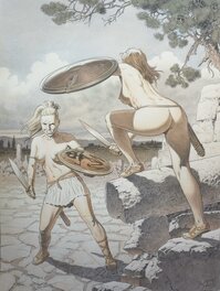 François Miville-Deschênes - Face à face - Original Illustration