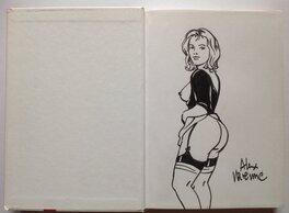 La Très Belle Dédicace Dessin pleine page , signée et non Nominative