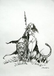 Régis Moulun - Princesse - Original Illustration