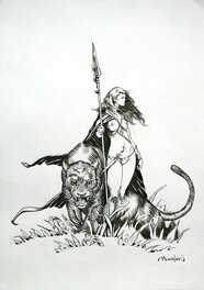 Régis Moulun - Princesse - Original Illustration