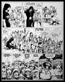 Grzegorz Rosinski - Thorgal - Les Archers - Planche originale