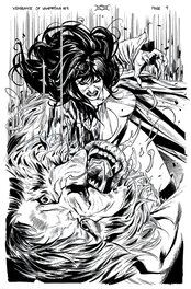 Michael Sta. Maria - Vengeance of Vampirella #8 Splash p. 11 ** Dynamite® - Comic Strip