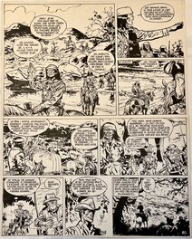 Planche originale - Blueberry- L’Aigle Solitaire- Jean Giraud/ Jean Michel Charlier