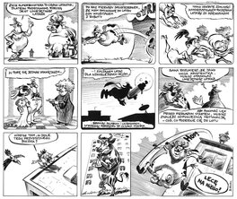 Slawomir Kiełbus - Milkymen - leçon de vol - la capacité de base d'un super-héros - Comic Strip