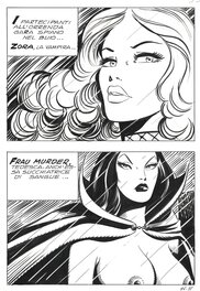 Birago Balzano - Balzano Birago, Zora la vampira#96, Il Dottor Morten, planche n°55, 1975. - Planche originale