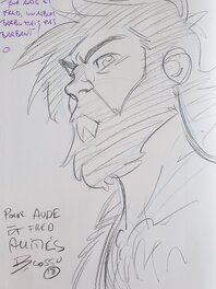 Dédicace de Cossu dans Frnck tome 3