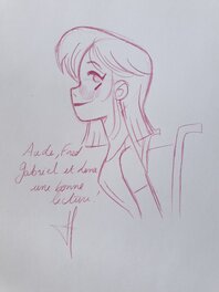 Dédicace de Cunha dans Dans les yeux de Lya tome 1