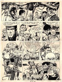 William Vance - Bob Morane les 7 croix de plomb page 27 - Planche originale