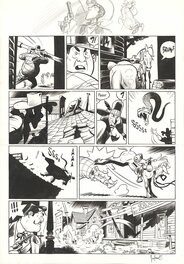 Planche originale - Lucky Luke - WANTED