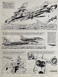 Planche originale - Buck Danny - Le feu du ciel - T43 p1