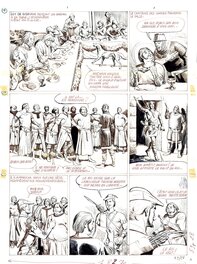 Eduardo Coelho - Coelho : Robin des Bois, "Oeil pour oeil, dent pour dent!" planche 18 - Planche originale