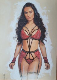 Fabrice Le Hénanff - Pin up - Original Illustration