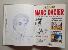 La belle dédicace , et sa page de Titre de présentation