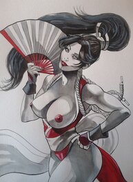 Guiseppe Candita - Mai Shiranui - Illustration originale
