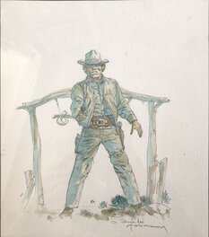 Hermann - Red Dust - Illustration originale