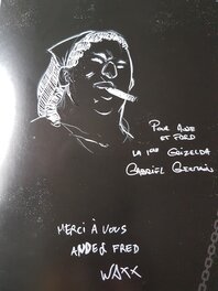 Dédicace de Germain dans Silencio tome 1