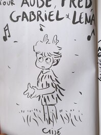 Dédicace de Gijé dans la boite à musique tome 2