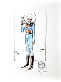 Olivier Vatine - Stella Moonkicker - Infinity 8 - Original Illustration