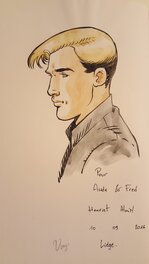 Dédicace de Henriet dans dent d'ours tome 4