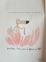 Dédicace de Itoiz dans le loup en slip tome 1