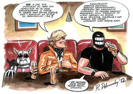 Ryszard Dąbrowski - Likwidator rencontre Funky Koval et Droll - Illustration originale