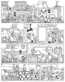 Krzysztof Kopeć - Poule dorée - Darlan et Horwazy - page 8 - Planche originale