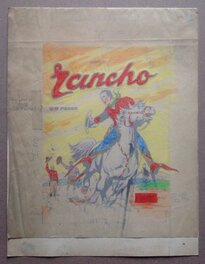 La couverture de Rancho 33 au format entier avec son calque de couleur apposé dessus