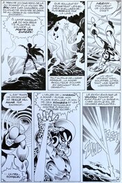 Jean-Yves Mitton - Mikros - Titans #46 - planche n°4 - Descente aux enfers - Planche originale