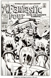 Michael Maikowsky - Fantastic Four 81 (Recréation d'après Jack Kirby) - Couverture originale