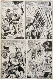 Gene Colan - Captain America - Crack-up on campus #120 p15 - Comic Strip